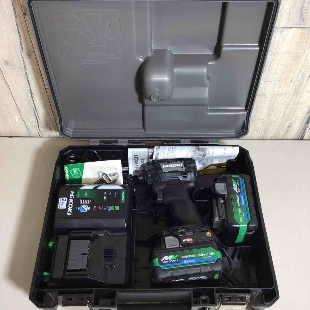 ★ハイコーキ(HIKOKI ※旧:日立工機) コードレスインパクトドライバ ストロングブラック WH36DD(2XHBSZ)【戸田店】