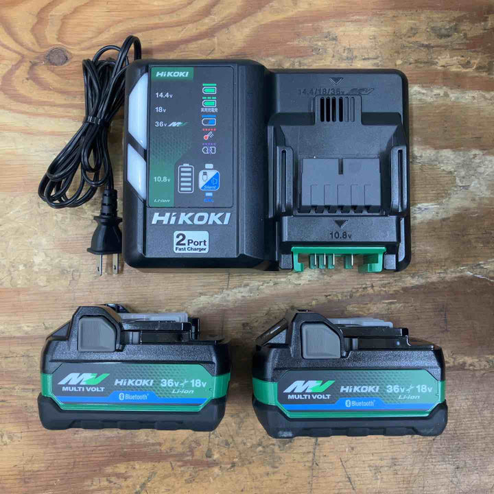 【美品】★ハイコーキ(HIKOKI ※旧:日立工機) コードレスインパクトドライバ アグレッシブグリーン WH36DD(2XHLSZ) 36V フルセット【柏店】