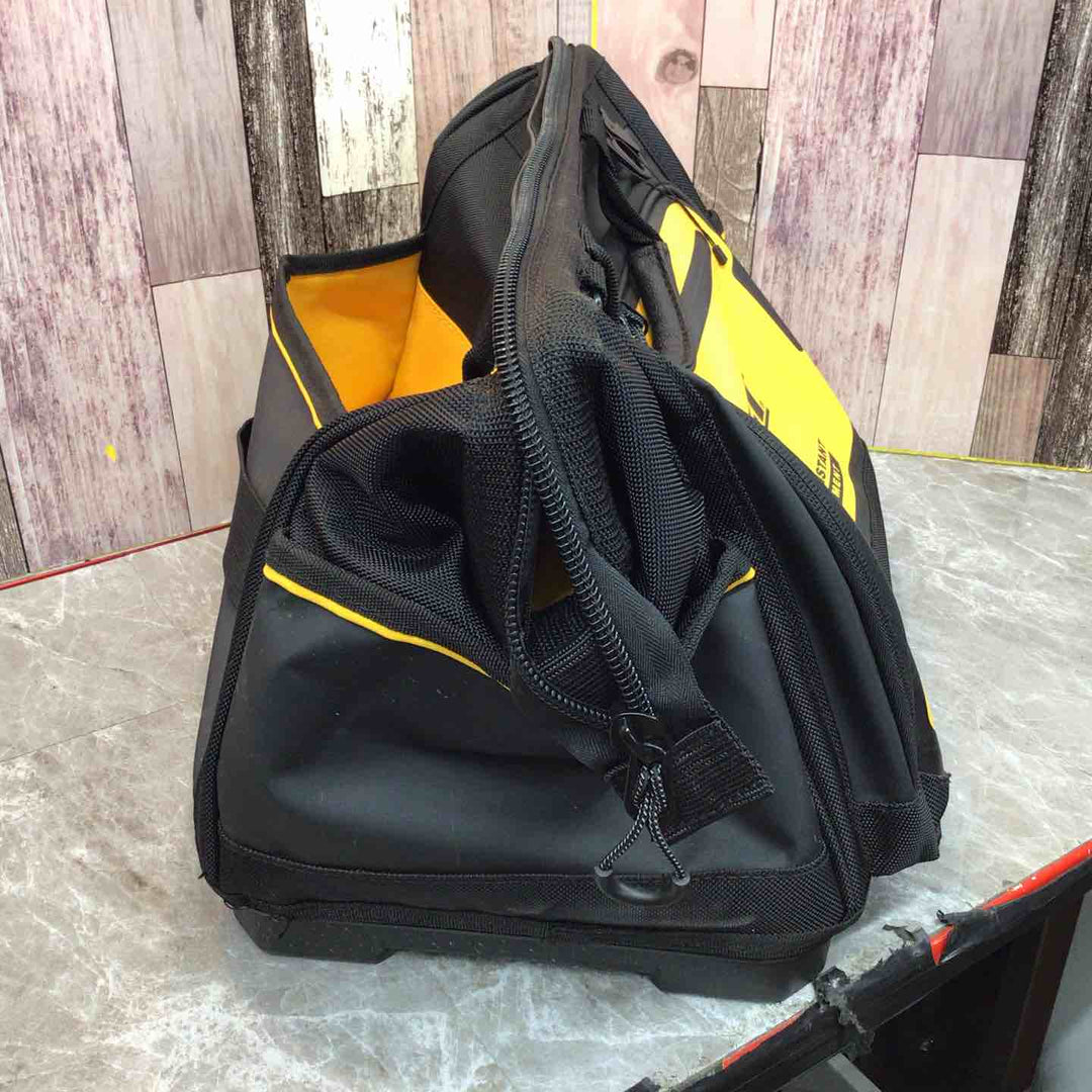 デウォルト(DEWALT) ワイドオープン型バッグ 撥水 撥塵 耐久性 収納ケース ツールバッグ 収納BOX 工具箱 道具袋 鞄 DIY ストレージ DWST60103-1【八潮店】