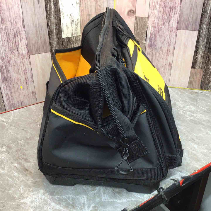 デウォルト(DEWALT) ワイドオープン型バッグ 撥水 撥塵 耐久性 収納ケース ツールバッグ 収納BOX 工具箱 道具袋 鞄 DIY ストレージ DWST60103-1【八潮店】