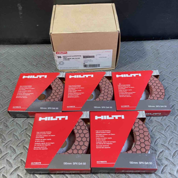 ◇ヒルティ(HILTI) 130 SPX  SPX 仕上げパッド (130mm)　30枚入り #2207450【草加店】