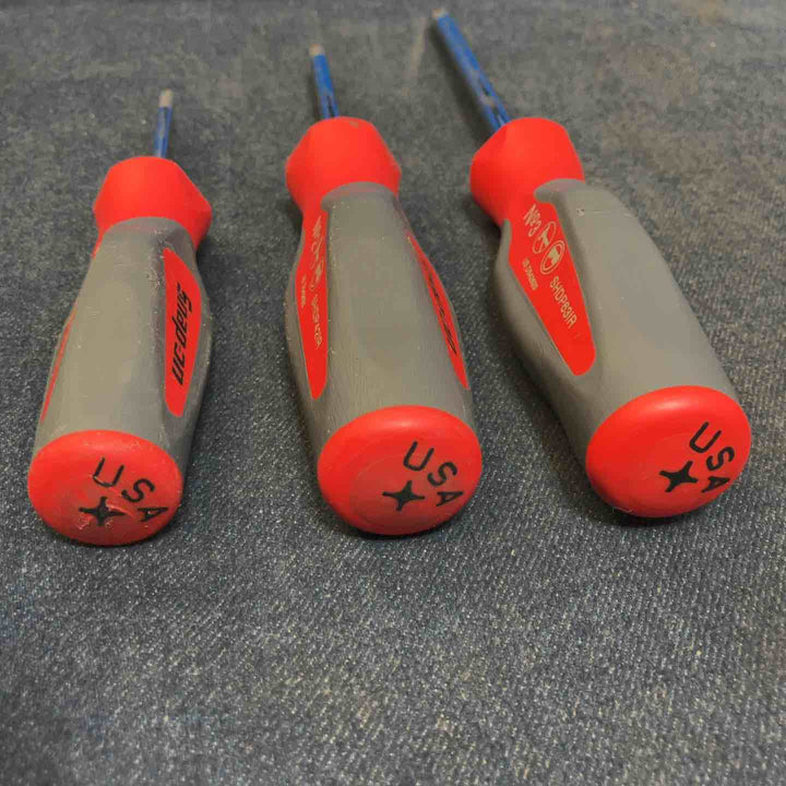 スナップオン(Snap-on) プラスドライバー SHDP421R SHDP631R SHDP31lR 3本セット まとめ売り【八潮店】