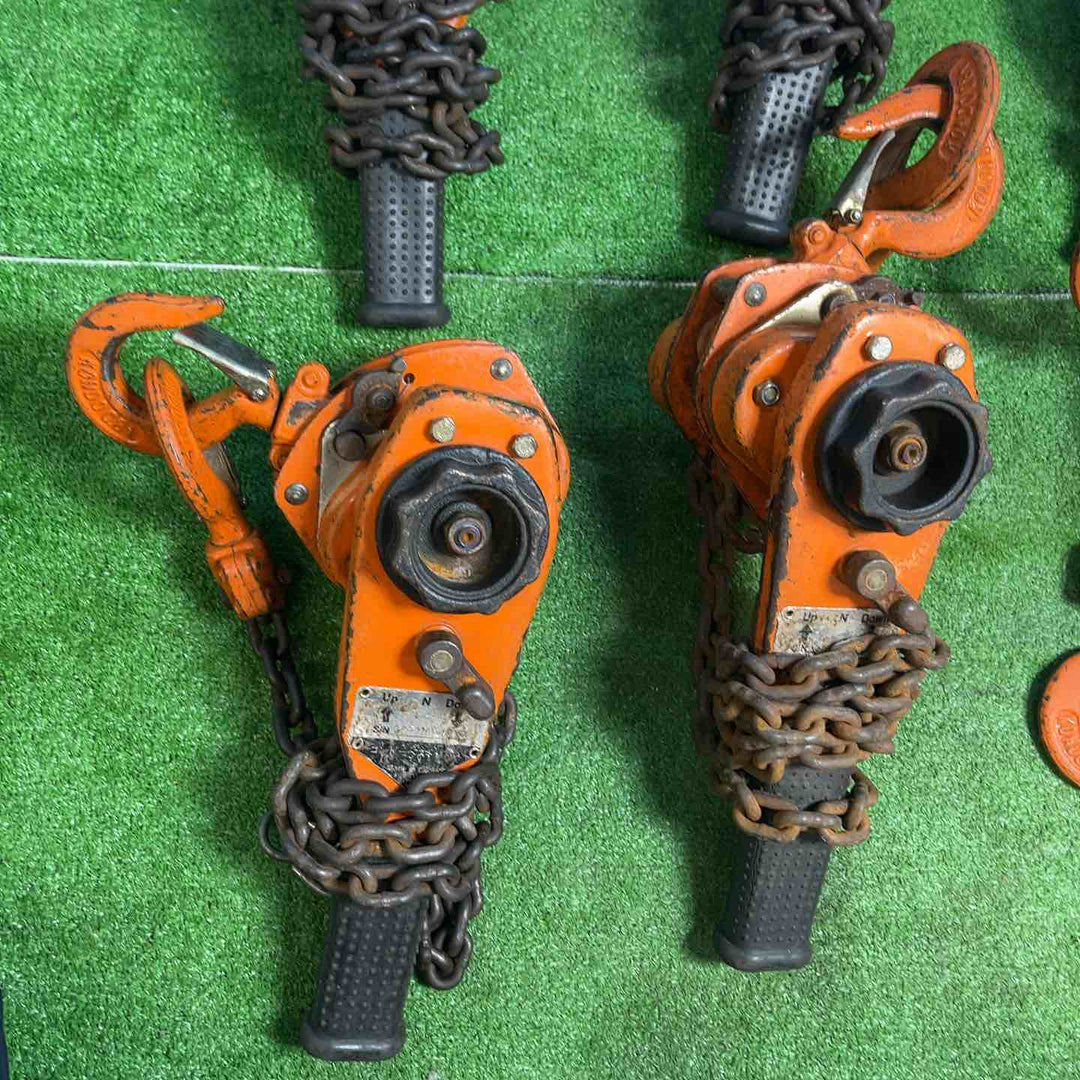 コンドーテック 0.8t レバーホイスト KC-0.8 6点まとめ レバーブロック 800kg【岩槻店】
