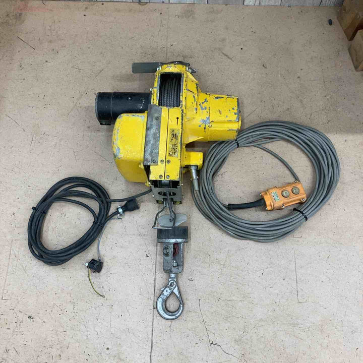 【中古品/店頭受取り限定】トーヨーコーケン(TKK) 電動ウインチ(ワイヤー) ベビーホイスト BH-820【東大和店】