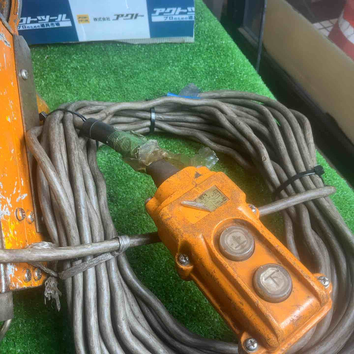◇トーヨーコーケン(TKK) 電動ウインチ(ワイヤー) ベビーホイスト BH-820 安全装置バー割れてる  安全装置効かない 【草加店】