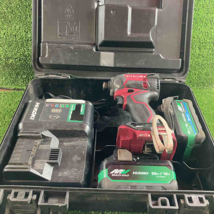 ◇ハイコーキ(HIKOKI ※旧:日立工機) コードレスインパクトドライバー フレアレッド  WH36DC(2XPRSZ)【川崎店】