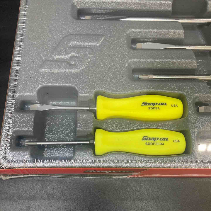 【未使用品】スナップオン(Snap-on)コンビネーションスクリュードライバーセット SDDX70AHV ハイビジイエロー【川越店】