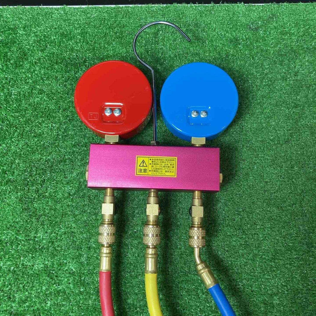 【美品】イチネンTASCO TA122G-1 ゲージマニホールドキット R410A/R32【岩槻店】