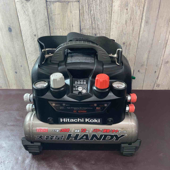 【中古品】ハイコーキ(HIKOKI ※旧:日立工機) エアコンプレッサー EC1245H 常圧・高圧【東大和店】