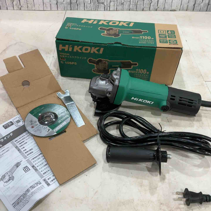 ◇ハイコーキ(HIKOKI ※旧:日立工機) 100mm ディスクグラインダー スナップスイッチタイプ G10SP5【川口店】