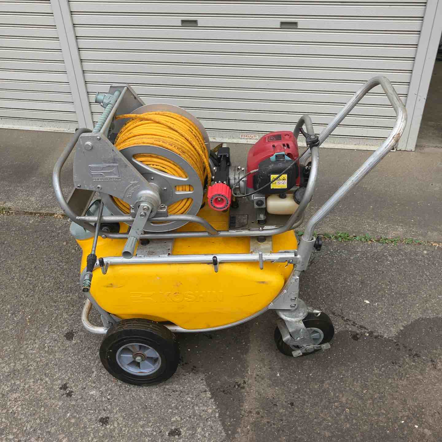 KOSHIN エンジン式小型動噴 MS-ERH100 未使用未開封品 店頭受取り限定】◇工進(KOSHIN) 自走式 エンジン式小型動噴 MS-ERH100