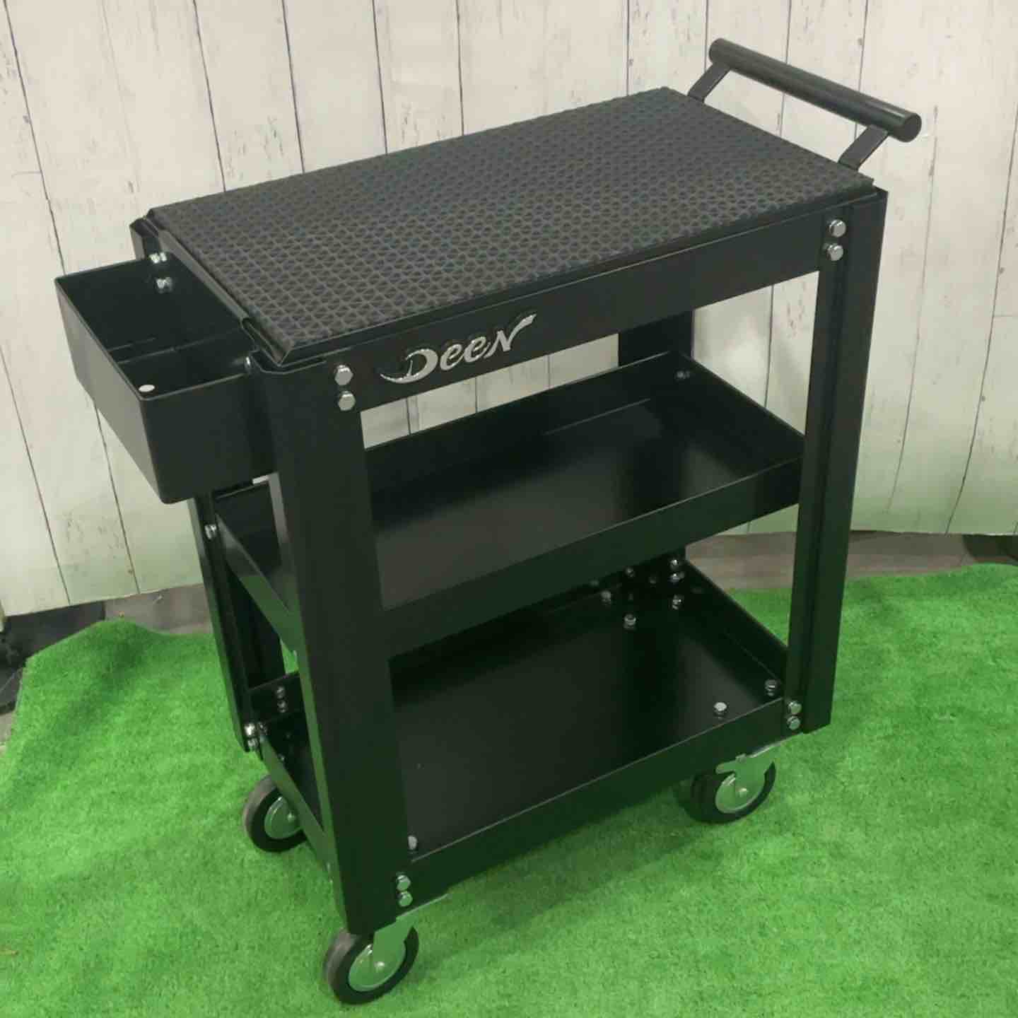 店頭受取り限定】DEEN ミニツールワゴン＆3段チェスト 工具セット