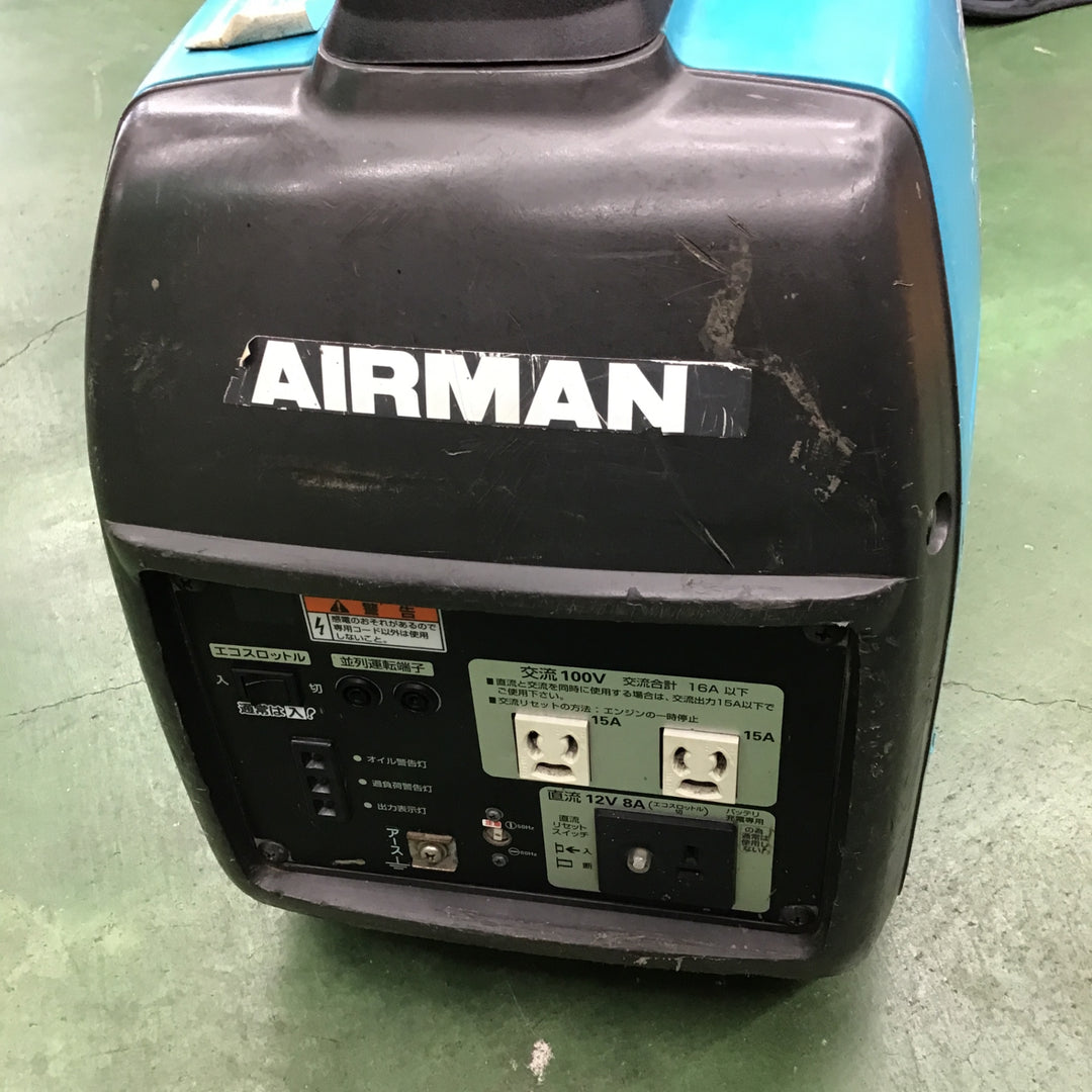 【中古・発送可】 北越工業 エアーマン AIRMAN インバーター発電機 HP1600SV 【桶川店】