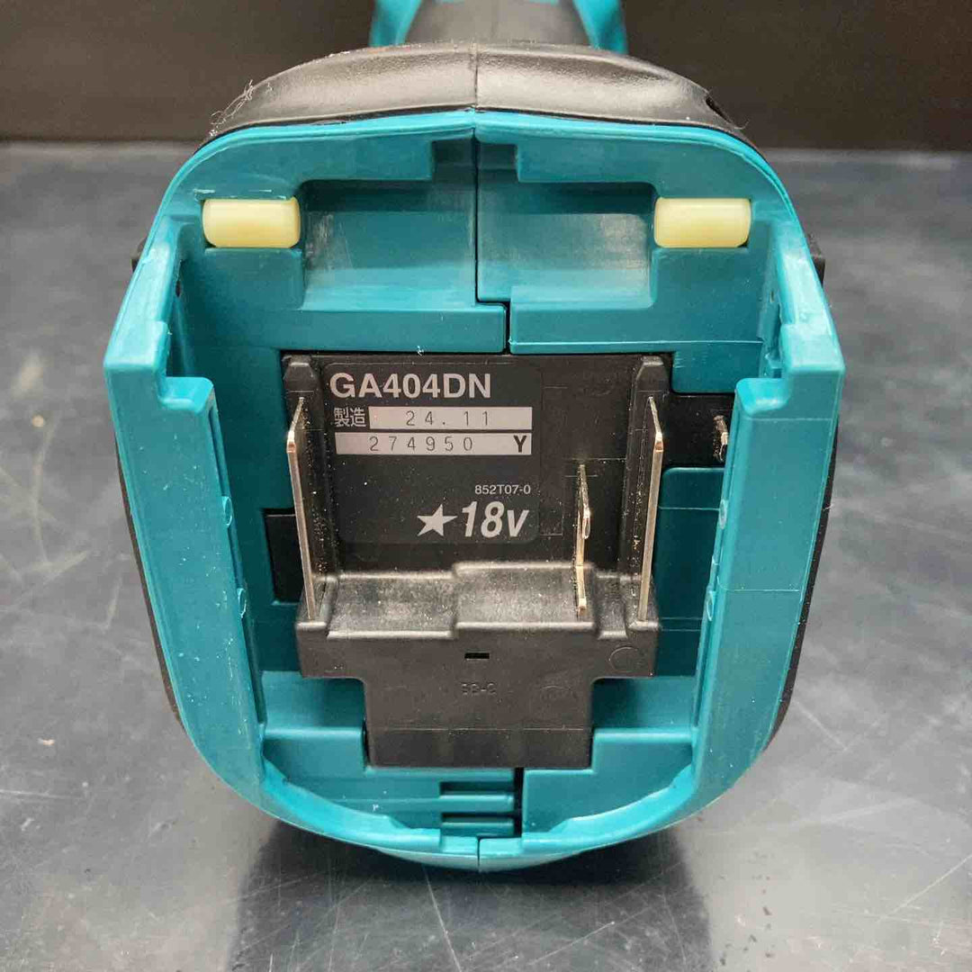 マキタ(makita) 100mmコードレスディスクグラインダ GA404DZN (GA404DN)【川越店】