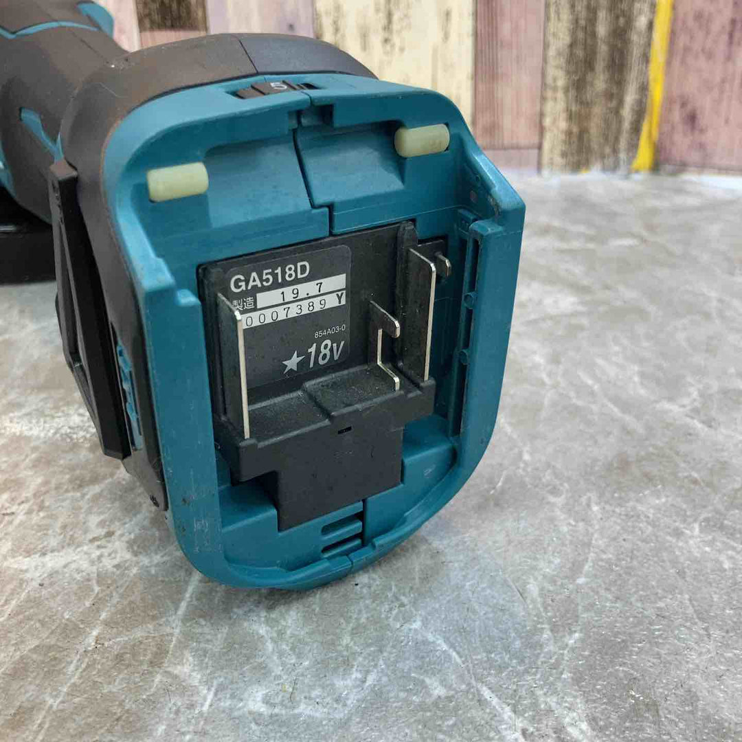 ☆マキタ(makita) 125mmコードレスディスクグラインダ GA518DZ【八潮店】