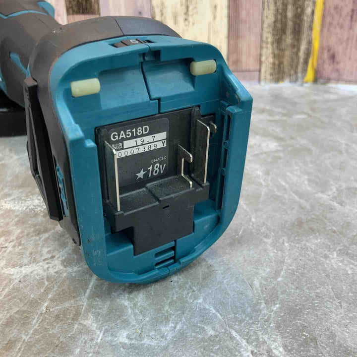 ☆マキタ(makita) 125mmコードレスディスクグラインダ GA518DZ【八潮店】
