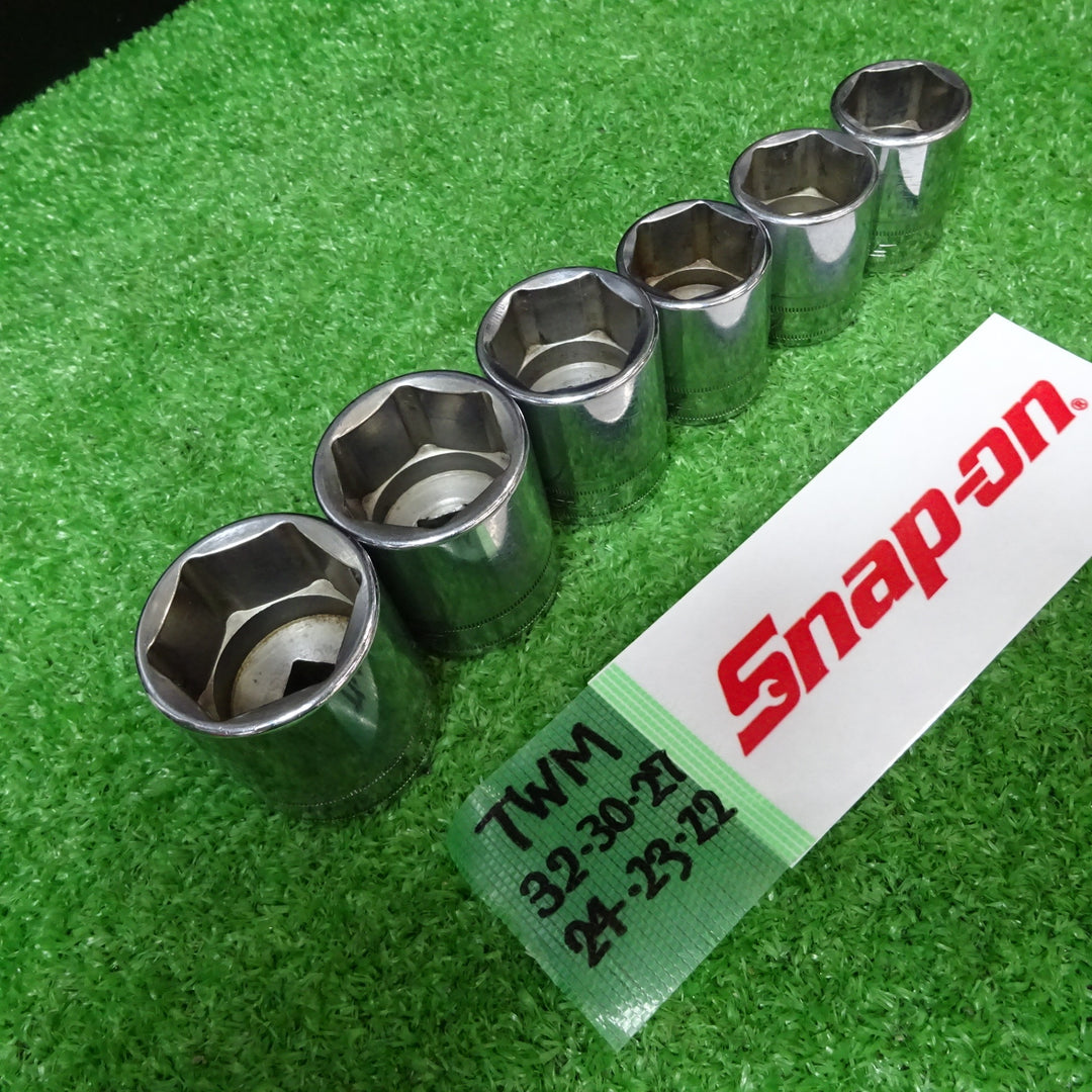 スナップオン/Snap-on 1/2sq シャローソケット TWMシリーズ 22mm-32mm 6個セット【岩槻店】