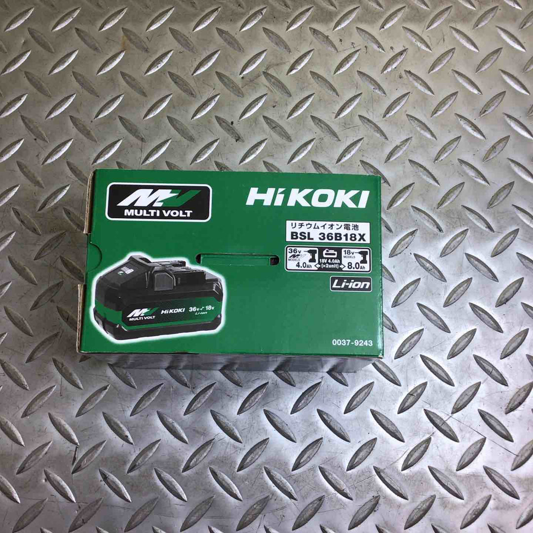 ハイコーキ(HIKOKI ※旧:日立工機) リチウムイオンバッテリー 36V/4.0Ah BSL36B18X【川崎店】