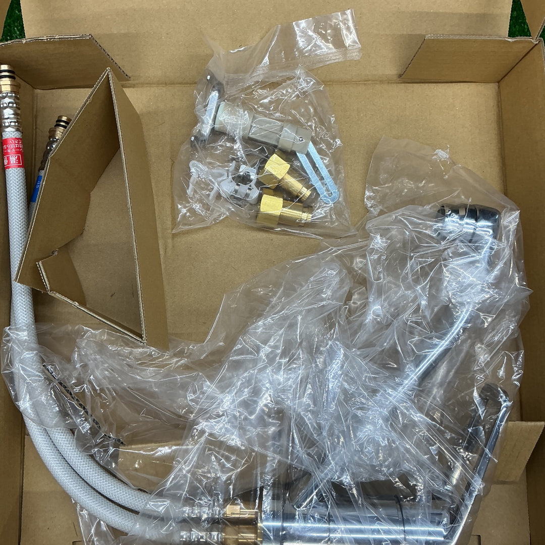 【未使用品】KVK キッチン用 シングルレバー式混合栓 KM5011TR2EC　2点セット【電材館越谷店】