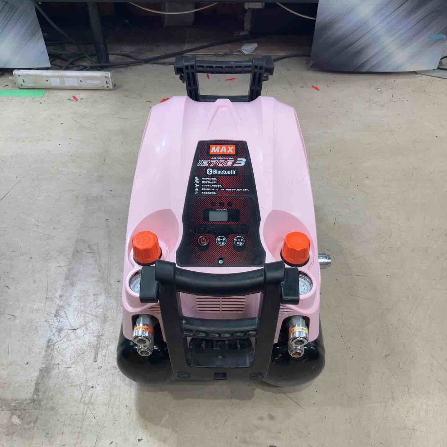 MAX AK-HL1230E エアコンプレッサー【野田愛宕店】【店頭取引限定】【ジャンク】管理番号：ITXBMULWYIUO ☆マックス(MAX) エアコンプレッサー AK-HL1230E 常圧 高圧【草加店