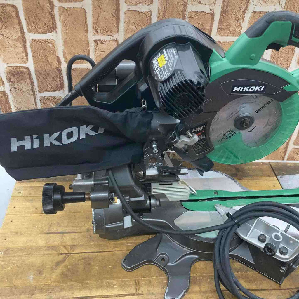 動作良好】☆ハイコーキ(HIKOKI ※旧:日立工機) 卓上スライド丸のこ
