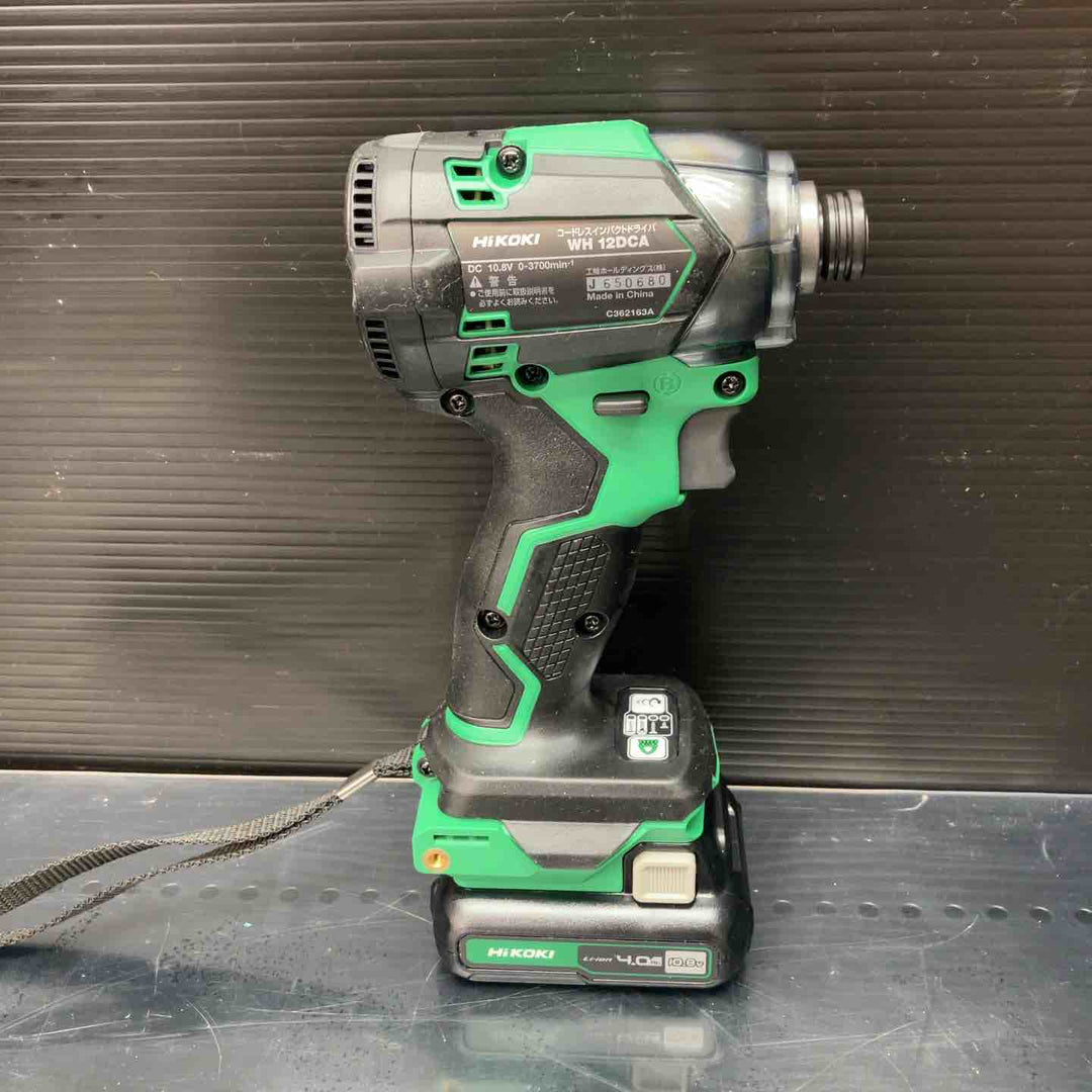 ◇ハイコーキ(HIKOKI ※旧:日立工機) コードレスインパクトドライバー WH12DCA(2LS)【川越店】