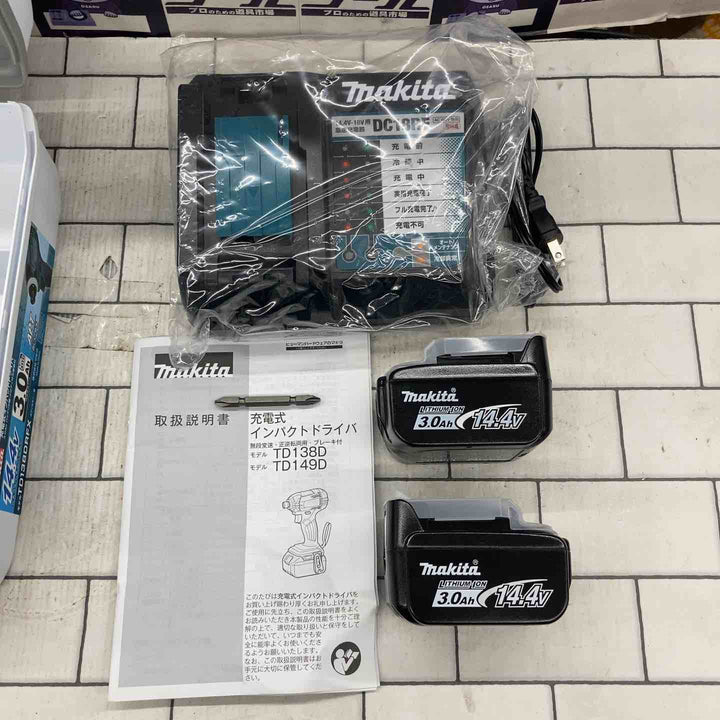 ★マキタ(makita) コードレスインパクトドライバー TD138DRFX【所沢店】