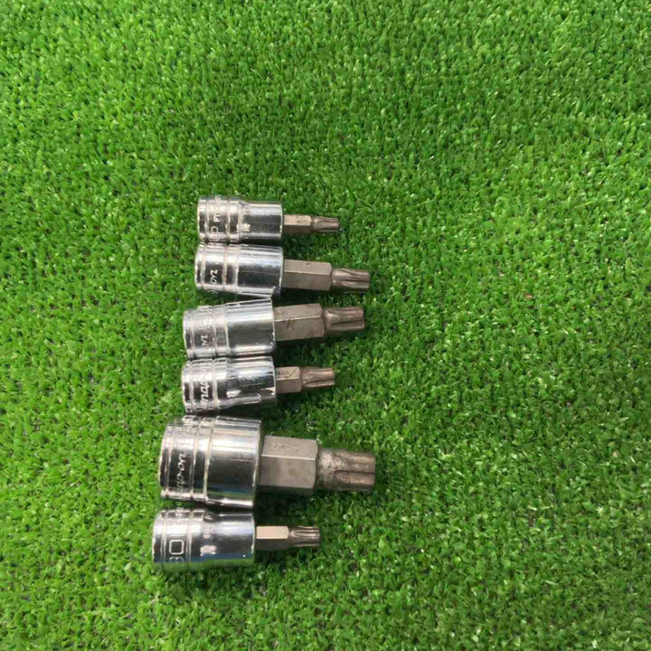 スナップオン(Snap-on) 3/8トルクスソケット FTX27・30・40・45・50・55TPE 6個セット 27IP・30IP・40IP・45IP・50IP・55IP【草加店】