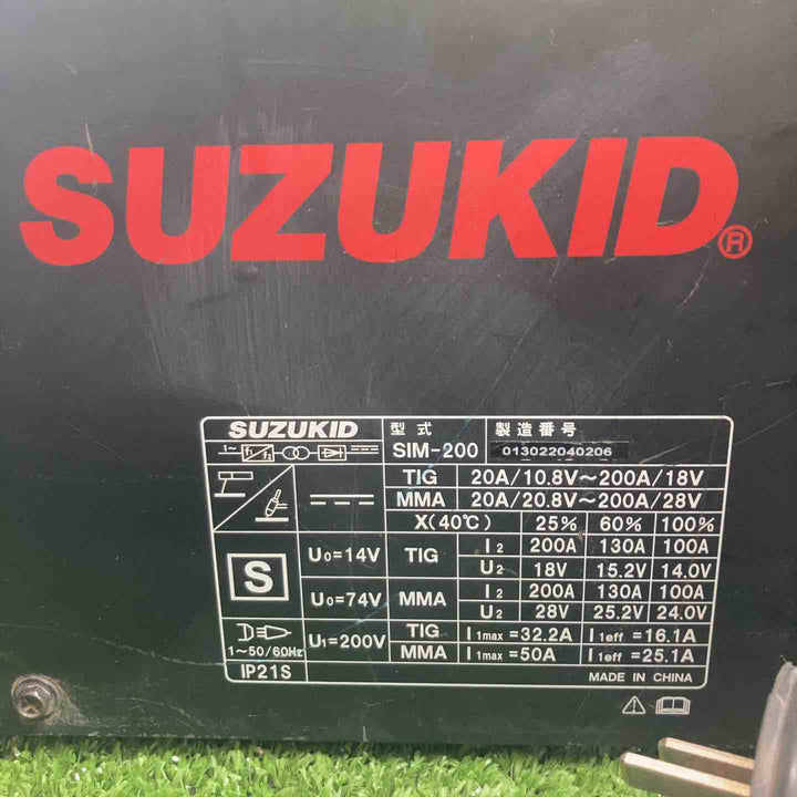 【現状品】SUZUKID アーク溶接機　SIM-200【川崎店】