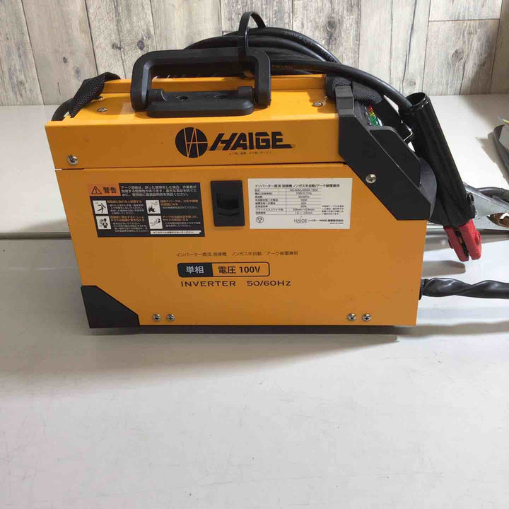 【中古品】電気溶接機 HAIGE 半自動溶接機 100V HG-MAG/MMA-100【戸田店】