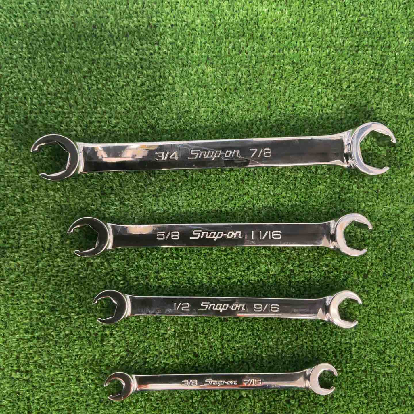 ◇スナップオン フレアナットレンチ RXFS2428B-1214B 4本セット【柏店】 スナップオン Snap-on ダブルエンド フレアナット レンチ 4本セット