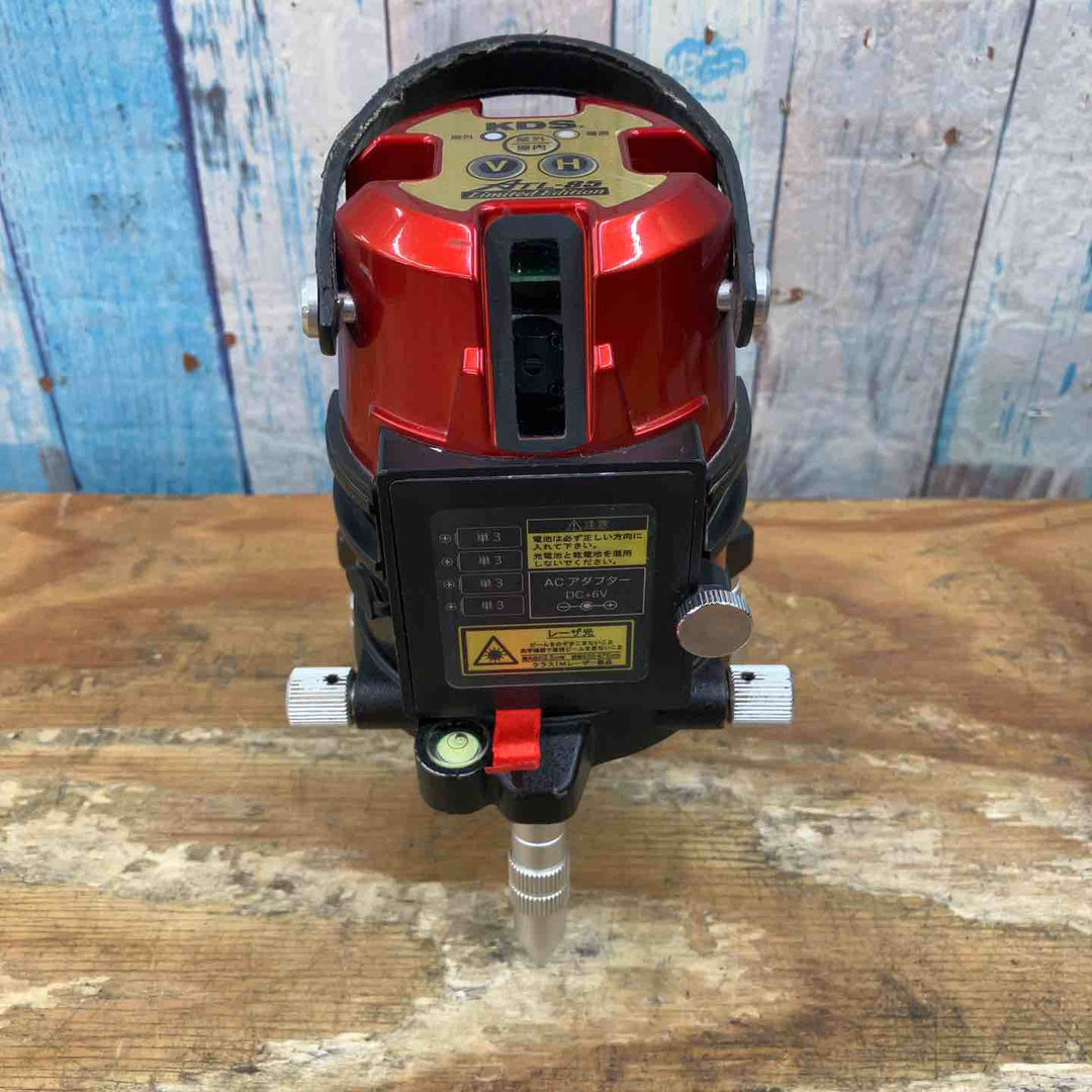 【中古品】☆KDS レーザー墨出し器 ATL-85 赤色 フルライン 受光器付き【柏店】