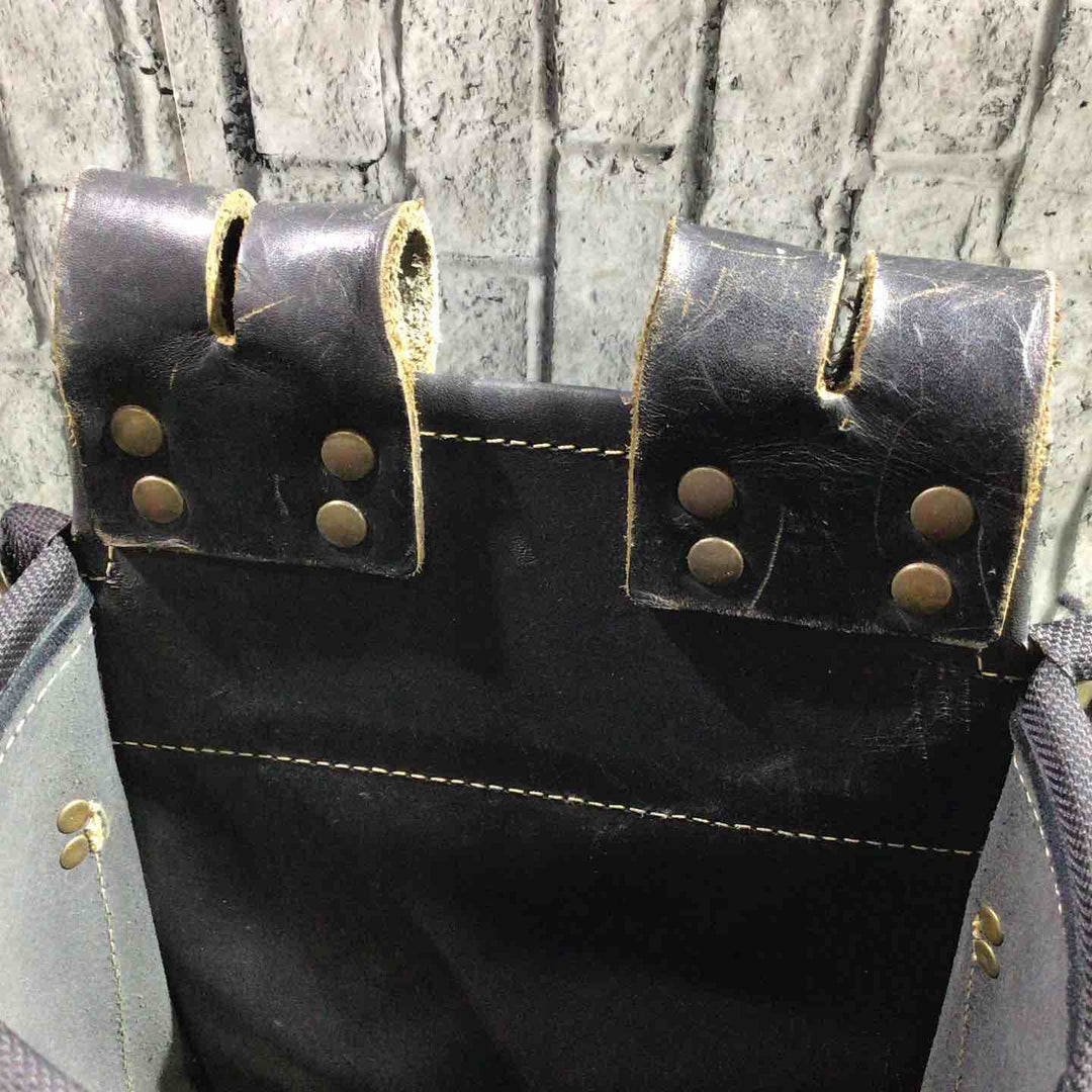 KNICKS ニックス 総ナメ革(？)使用3段腰袋 チェーンタイプ KBB-301DDX 【川口店】