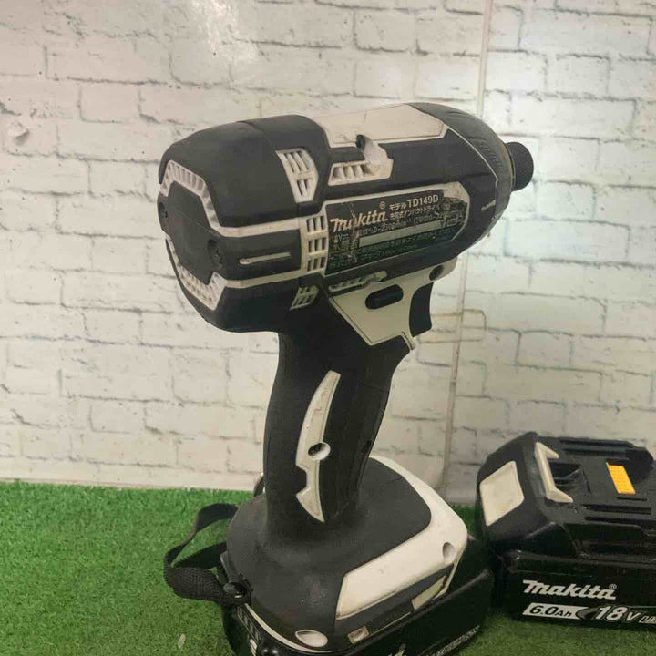 ★マキタ(makita) コードレスインパクトドライバー TD149DRFXW【町田店】