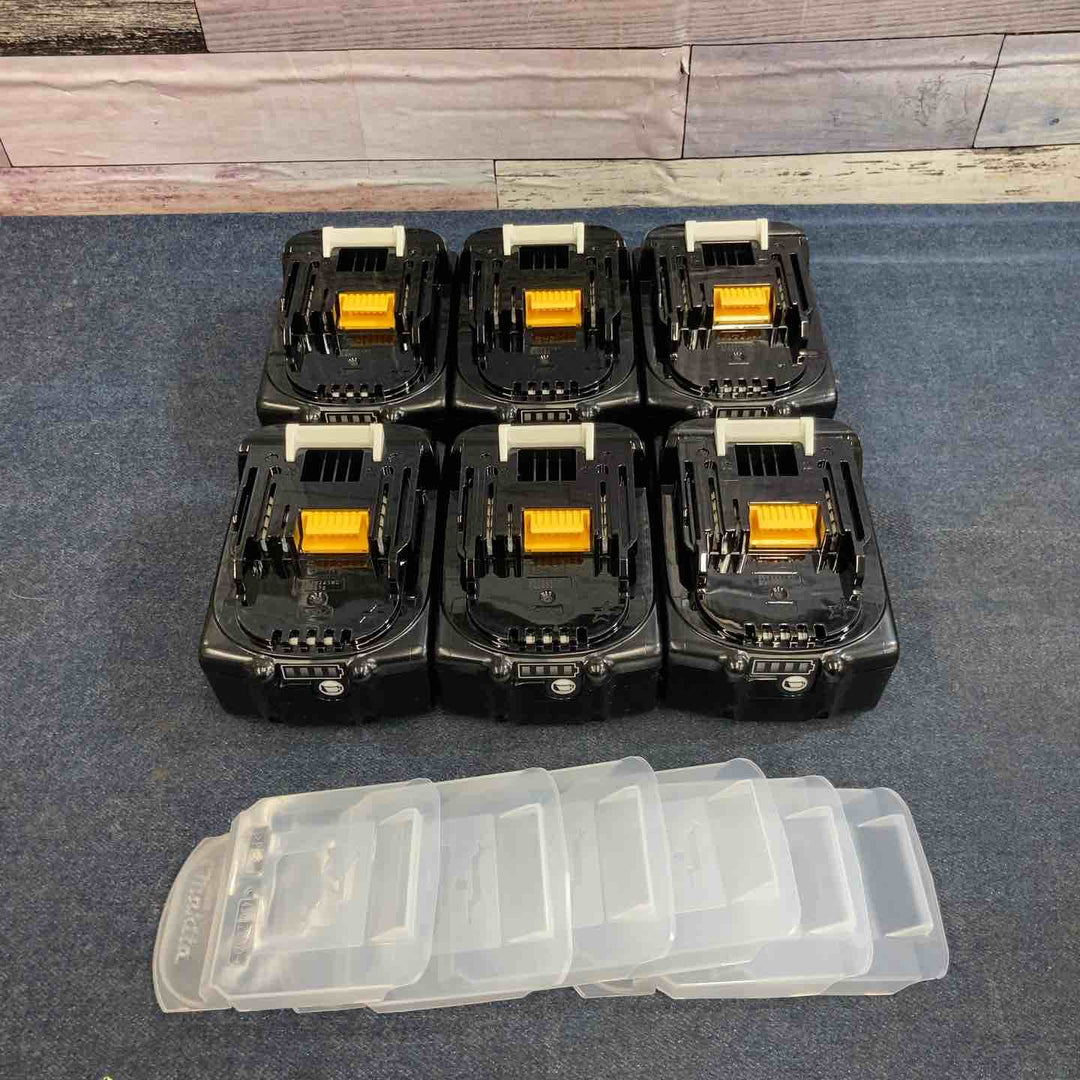 【未使用品】６個セット マキタ makita 18V 6.0Ah リチウムイオンバッテリー BL1860B【八潮店】