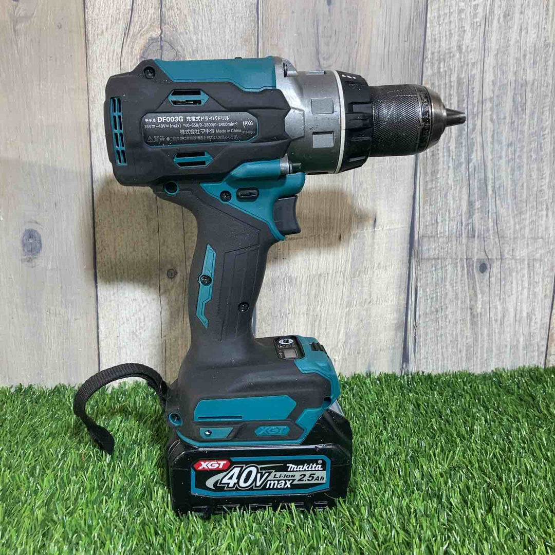 ★マキタ(makita) 40Vmax コードレスドリルドライバー DF003GZ バッテリー１つ付属 ハンドル欠品【戸田店】