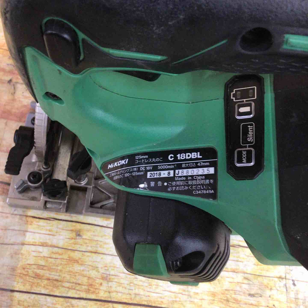 ハイコーキ(HIKOKI ※旧:日立工機) コードレス丸のこ C18DBL(NN)【川崎店】