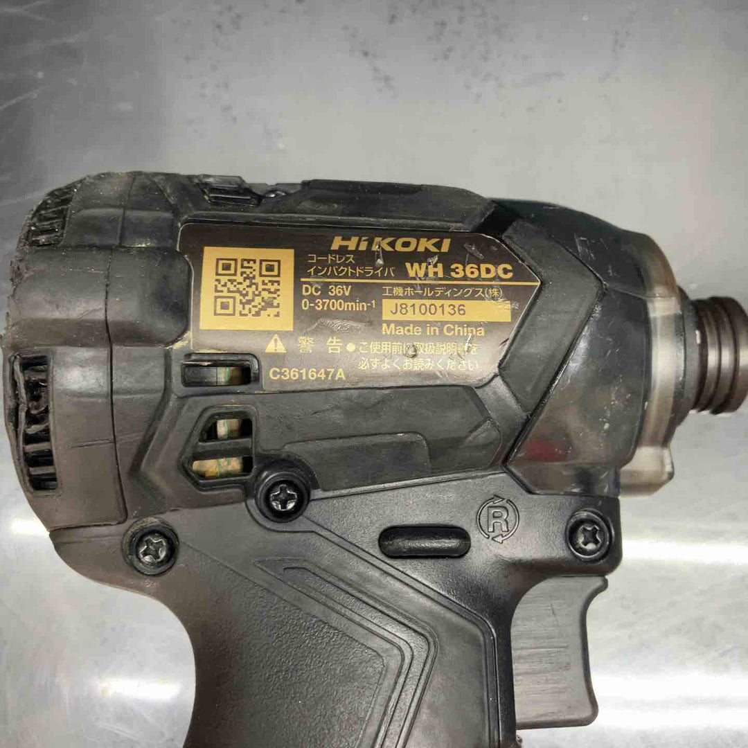 ★ハイコーキ(HIKOKI ※旧:日立工機) コードレスインパクトドライバー WH36DC(NNB)【川越店】
