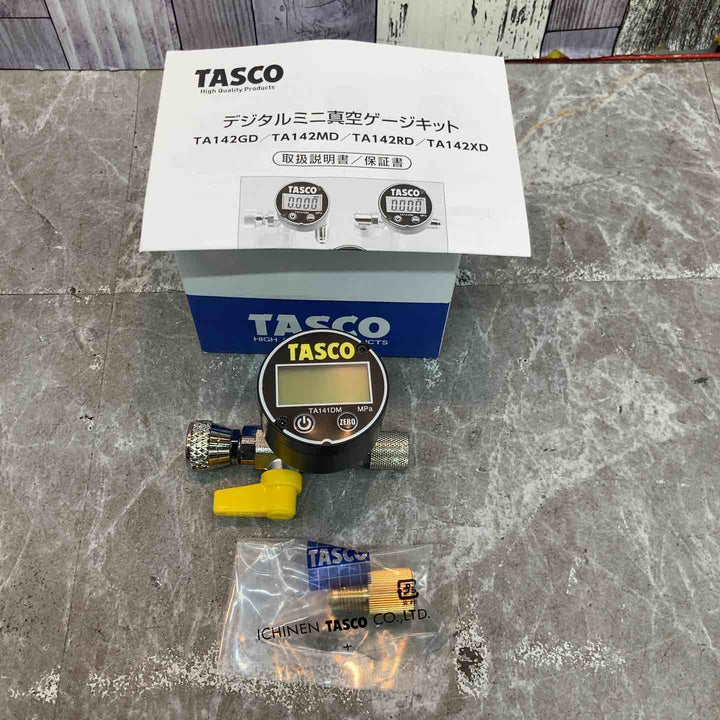 【未使用品】イチネン TASCO 3点セット 真空ポンプ 真空ゲージ ゲージマニホールド【八潮店】