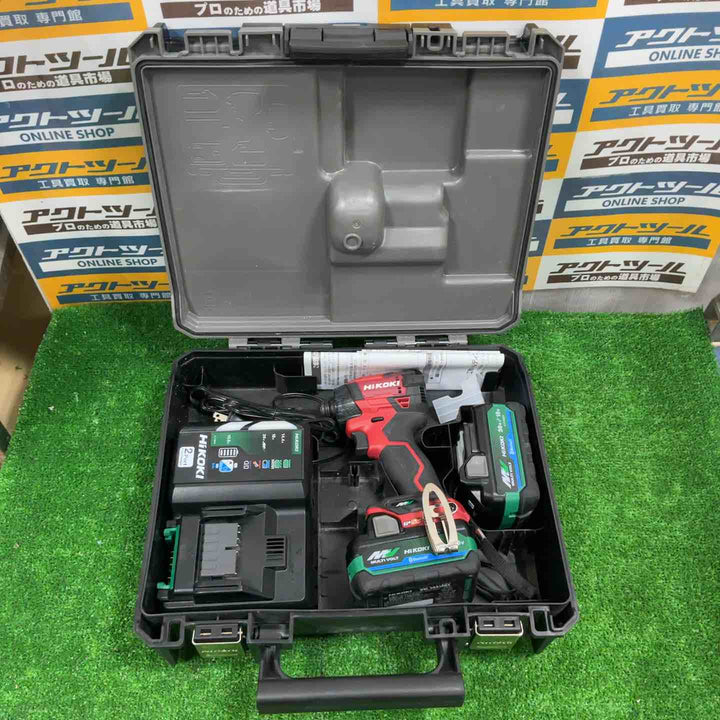 ★ハイコーキ(HIKOKI ※旧:日立工機) コードレスインパクトドライバ スコーピオンレッド WH36DD(2XHRSZ)【草加店】