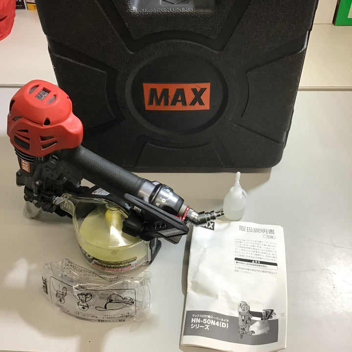 【中古品】★マックス　MAX 高圧エア釘打ち機 HN-50N4(D)-G【戸田店】