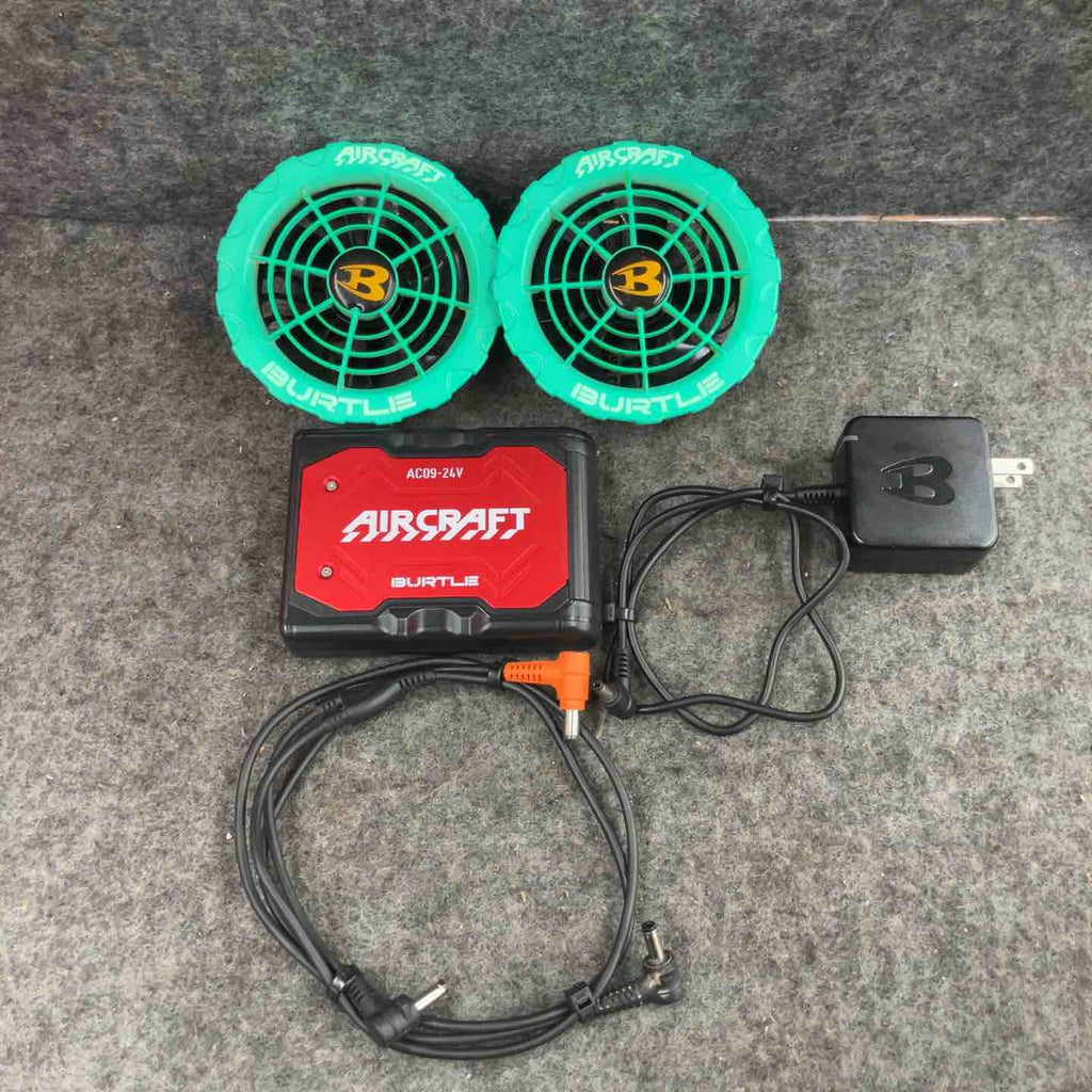 バートル BURTLE エアークラフト 空調服 24V バッテリー ファンセット