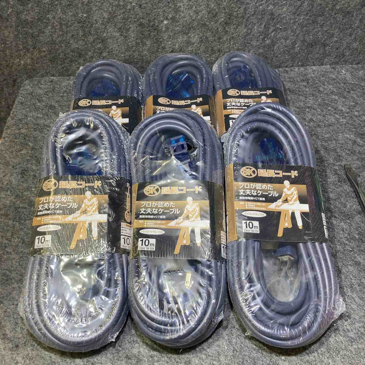 【6個セット】 HATAYA 延長コード SK-210B(10m) 【桶川店】