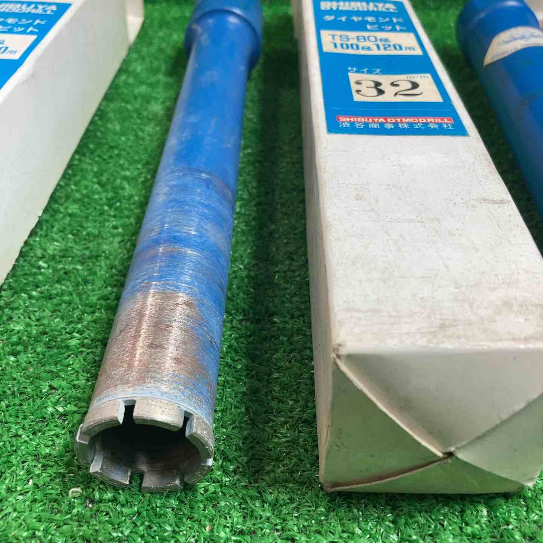 シブヤ　ダイヤモンドビット　M27　3本セット(27mm、32mm、40mm)【川崎店】