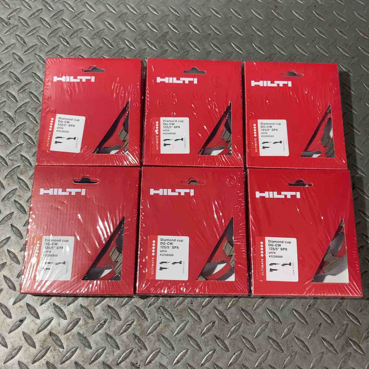 HILTI ダイヤモンドカップホイール DG-CW 125/5 SPX  6個セット【草加店】