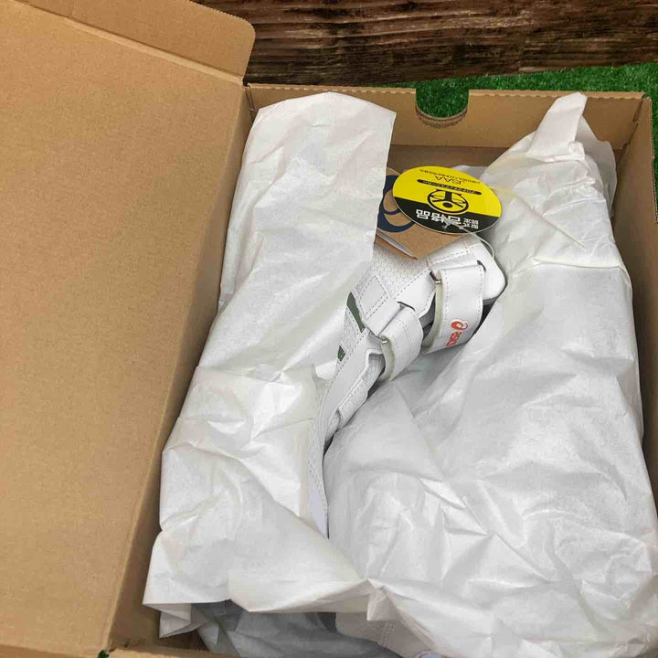 アシックス(asecs) ワークシューズ ウィンジョブ CP216 ホワイト/ライケングリーン 25.5 cm 3E相当【川越店】