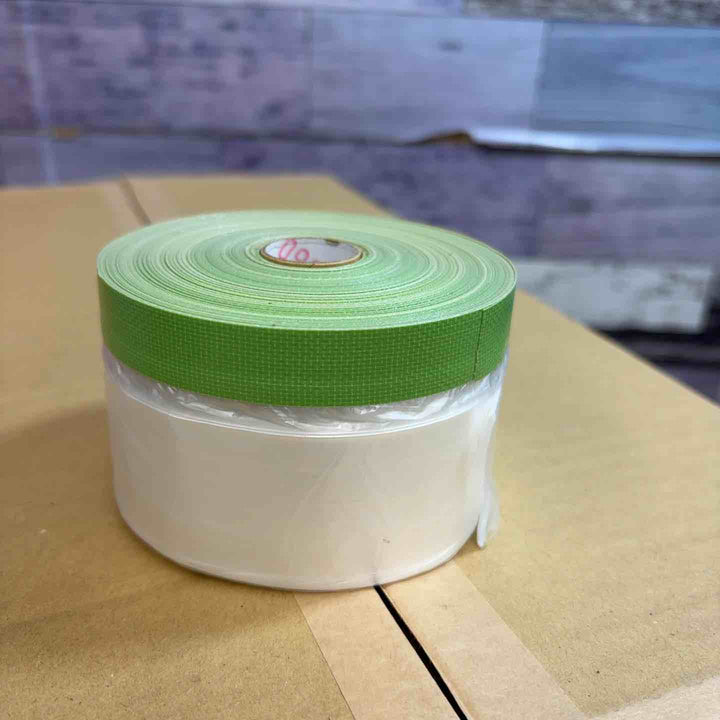 ◇布 コロナミニマスカー 550mm×25m 60巻 緑【八潮店】