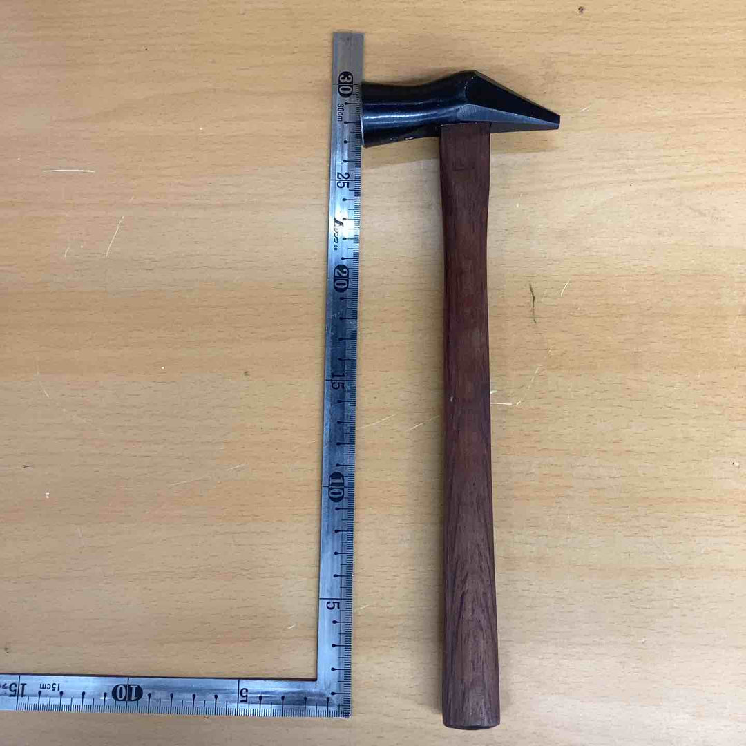 福下腹槌 30mm 80匁 赤樫柄  下腹槌げんのう 釘 打ち込み カシメ 釘締め【越谷店】