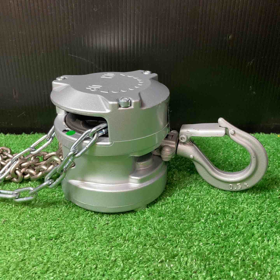 【美品】★KITO(キトー) チェーンブロック CX005 (CX1A) 定格荷重500kg　揚程2.5m【岩槻店】