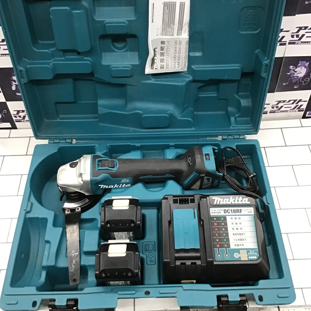 ★マキタ(makita) 100mmコードレスディスクグラインダ GA412DRGX【所沢店】